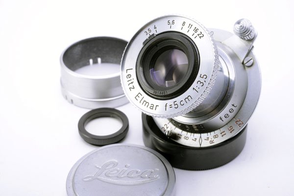 LEICA ライカ Elmar ブルーコーテッド赤エルマー 50mmF3.5 L ダイヤ