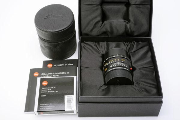 LEICA ライカ APO-Summicron アポズミクロン 50mm F2.0 ASPH 元箱一式 ライカ・ハッセルブラッド  海外製中古カメラ通販【STEREO CAMERA】ステレオカメラ