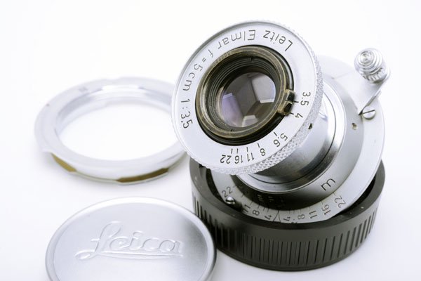 LEICA ライカ Elmar ブルーコーテッド赤エルマー 50mmF3.5 L - ライカ