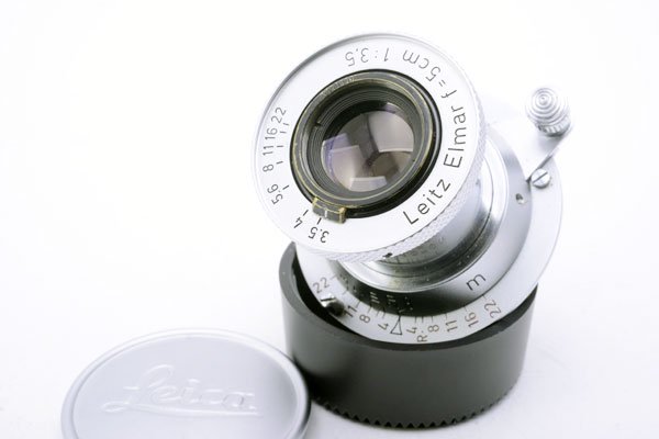 LEICA ライカ Elmar ブルーコーテッド赤エルマー 50mmF3.5 L - ライカ