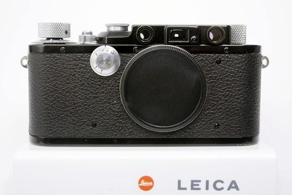 LEICA ライカ バルナック Ⅲ3 (D3) ブラックペイント + 革ケース 