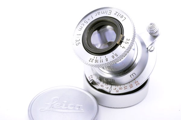 銘玉】Leica: Elmar 50mm/f3.5 赤エルマー(ダイヤモンド)-