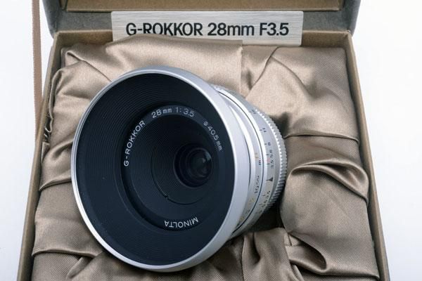 MINOLTA ミノルタ G-ROKKOR ロッコール 28mm F3.5 Lマウント - ライカ 