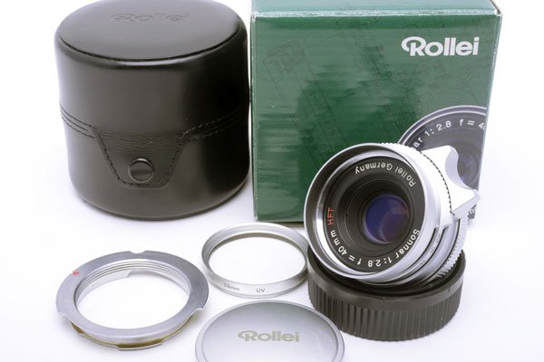 Rollei ローライ Sonnar ゾナー 40mm F2 8 Hft シルバー L Mマウント 元箱 ライカ ハッセルブラッド 海外製中古カメラ通販 Stereo Camera ステレオカメラrollei ローライ Sonnar ゾナー 40mm F2 8 Hft シルバー L Mマウント 元箱