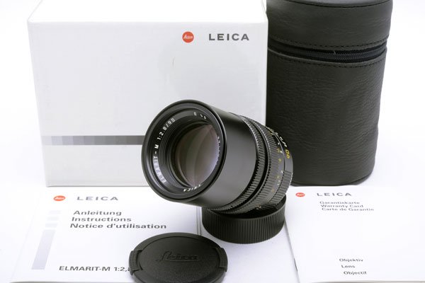 LEICA ライカ Elmarit-M エルマリート 90mm F2.8 第2世代 ブラック E46 + 元箱一式 - ライカ