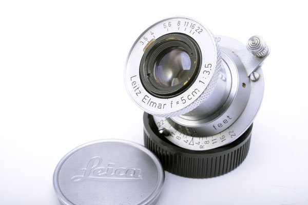 LEICA ライカ Elmar ブルーコーテッド赤エルマー 50mmF3.5 L - ライカ