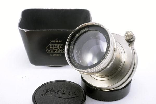 LEICA ライカ Summar ズマール 50mmF2 L ニッケル 1935年 ドイツ製 +