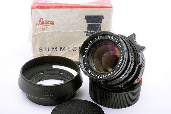 LEICA ライカ Summicron ズミクロン 50mmF2 第3世代 + 純正フード + 元