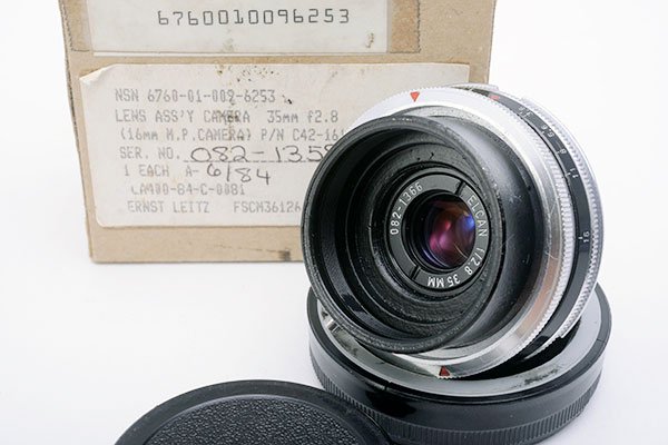 LEICA ライカ ELCAN 35mm F2.8 航空機or引伸ばし機用？（Mマウント改