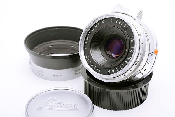 LEICA ライカ Summaron パープル ズマロン 35mmF2.8 M/L両用 + IROOA