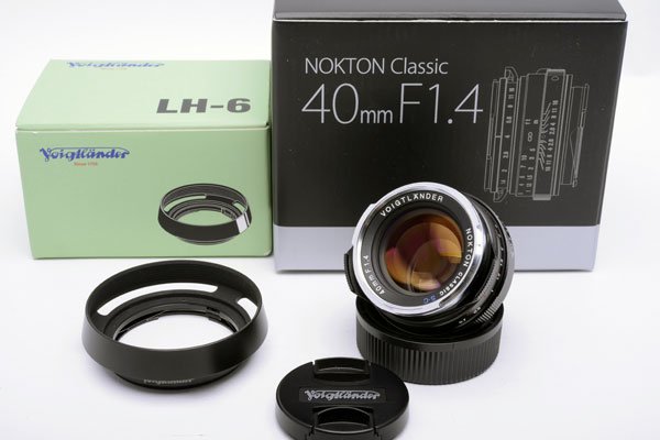 Voigtlander フォクトレンダー NOKTON ノクトン classic SC 40mm F1.4