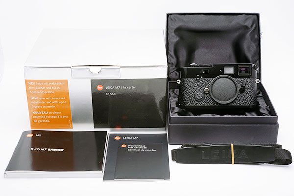 LEICA ライカ M7 a la carte アラカルト ブラックペイント 0.72 + 元箱