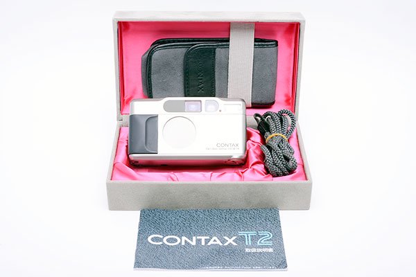 CONTAX コンタックス T2 チタン クローム Carl Zeiss Sonnar ゾナー 2.8/38 38mm/F2.8 -  ライカ・ハッセルブラッド 海外製中古カメラ通販【STEREO CAMERA】ステレオカメラ
