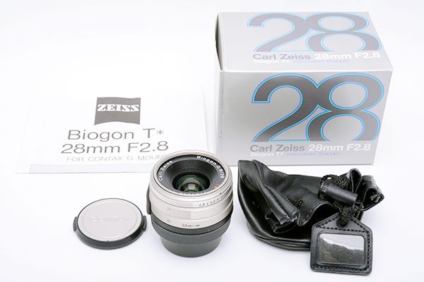 Contax G1 G2用 28mm f2.8 コンタックス ビオゴン レンズ