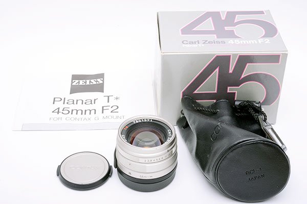 CONTAX コンタックス Carl Zeiss カールツァイス Planar プラナー 45mm ...