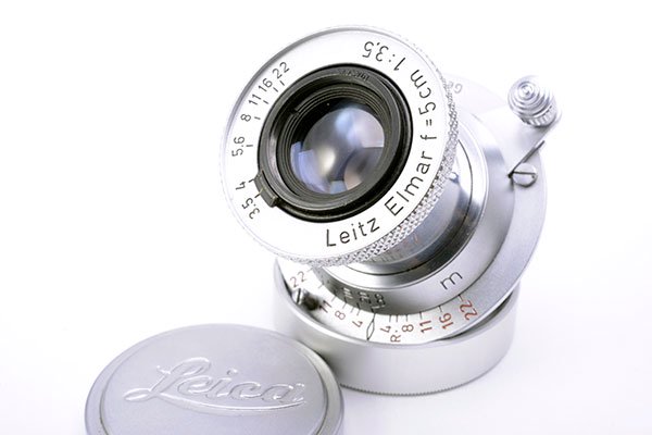 LEICA ライカ Elmar ブルーコーテッド赤エルマー 50mmF3.5 L ダイヤ