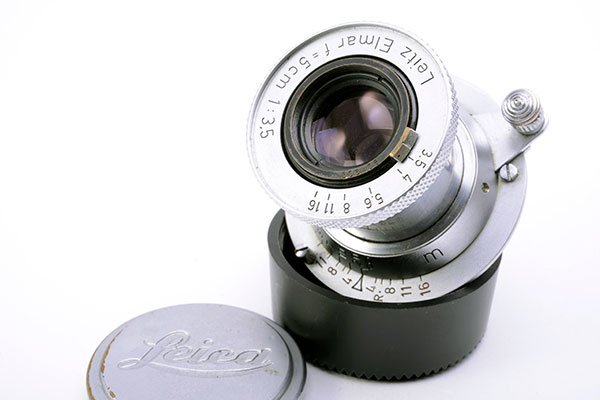 LEICA ライカ Elmar ブルーコーテッド赤エルマー 50mmF3.5 L - ライカ