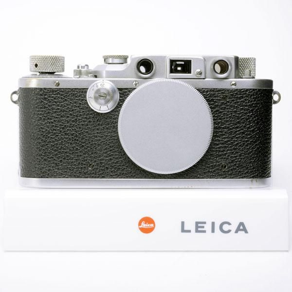 新品 本革 LEICA ライカ Ⅲf用 カメラケース ブラックフィルムカメラ