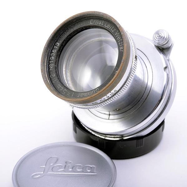 LEICA ライカ Summar ズマール 50mmF2 L 先黒クローム 1933年 ドイツ製