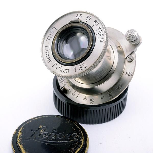 絞りはかなり固く重いですleica elmar f3.5 50mm ライカ ニッケル エルマー 現状渡し