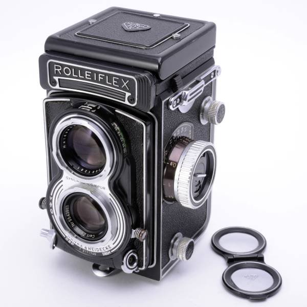ROLLEIFLEX 3.5F Xenotar 75mm f3.5 フード - フィルムカメラ