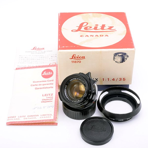 LEICA ライカ Summilux ズミルックス 35mmF1.4 第2世代 後期（ver.2）+