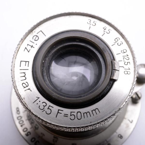 LEICA ライカ Elmar ニッケル ショートエルマー 50mm/F3.5 L - ライカ ...