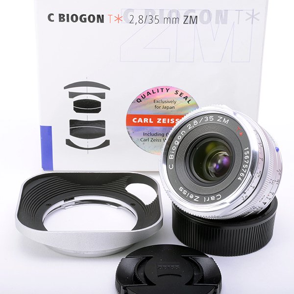 【超美品】ZEISS Biogon f2 35mm ZM ツァイス　フード付き