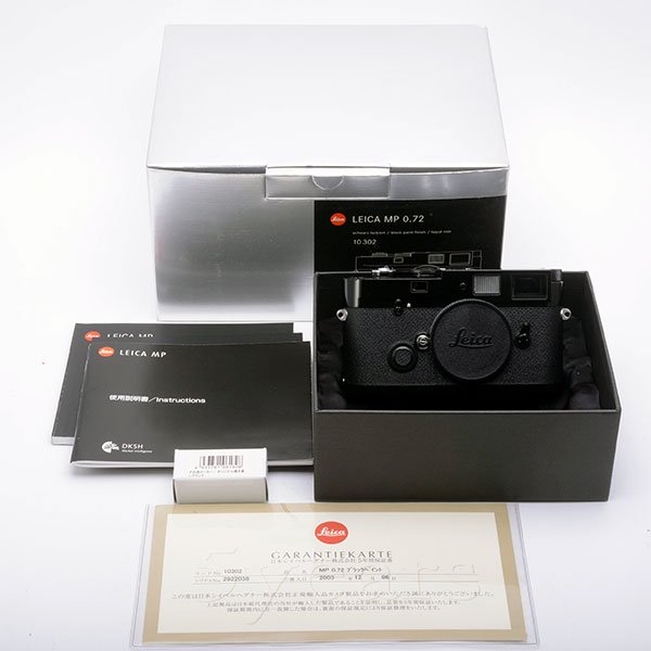 Leica ライカ　MP 0.72 ブラックペイント　新品　付属品全て