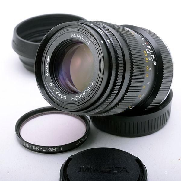 Minolta ミノルタ M-Rokkor ロッコール 90mm F4 + SLフィルター + 専用 ...