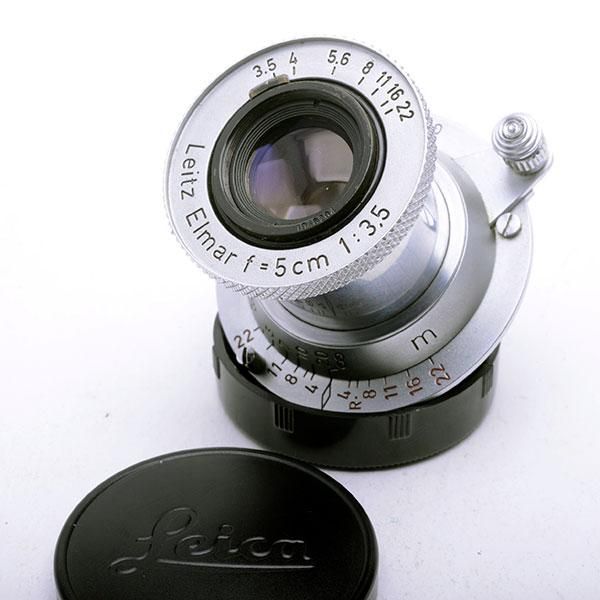 LEICA ライカ Elmar ブルーコーテッド赤エルマー 50mmF3.5 L ダイヤ