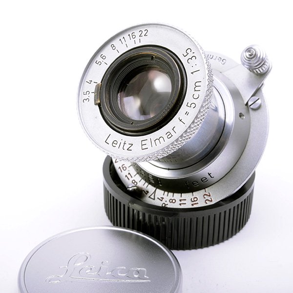 ズミクロンOH済　Leica: Elmar 50mm/f3.5 赤エルマー