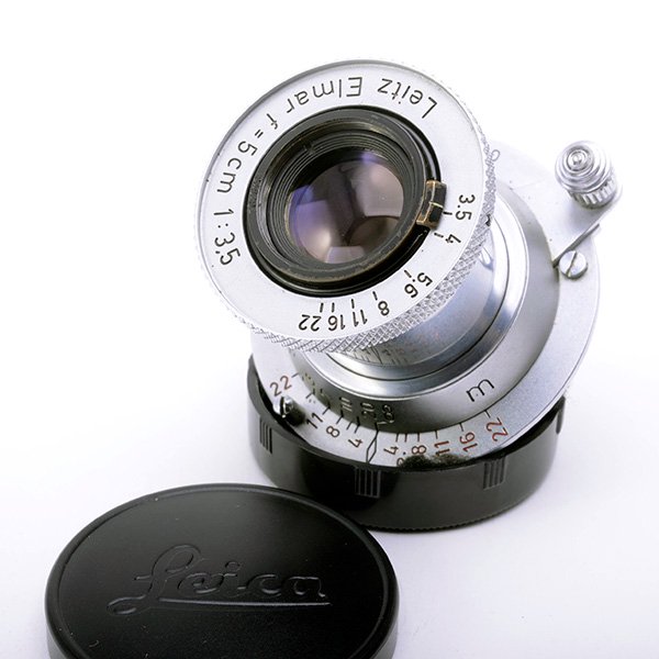 LEICA ライカ Elmar ブルーコーテッド赤エルマー 50mmF3.5 L ダイヤ