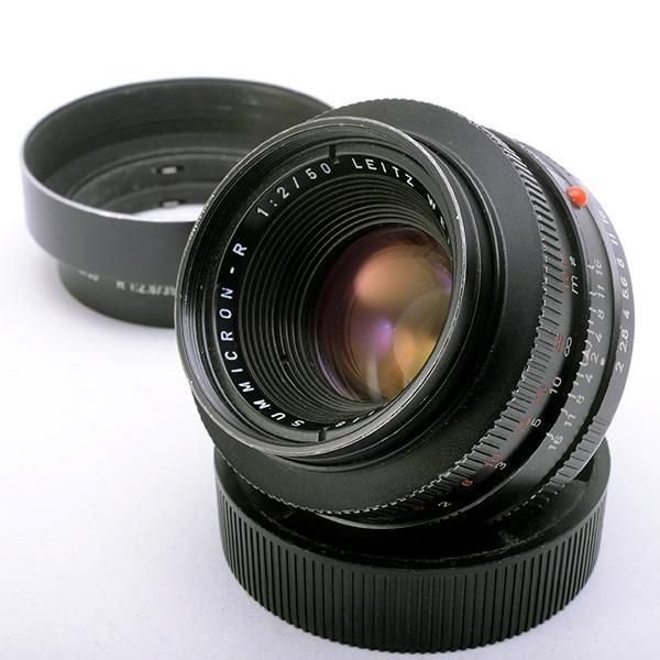 Summicron R 50mm f2 Mマウント変換アダプター付カメラ