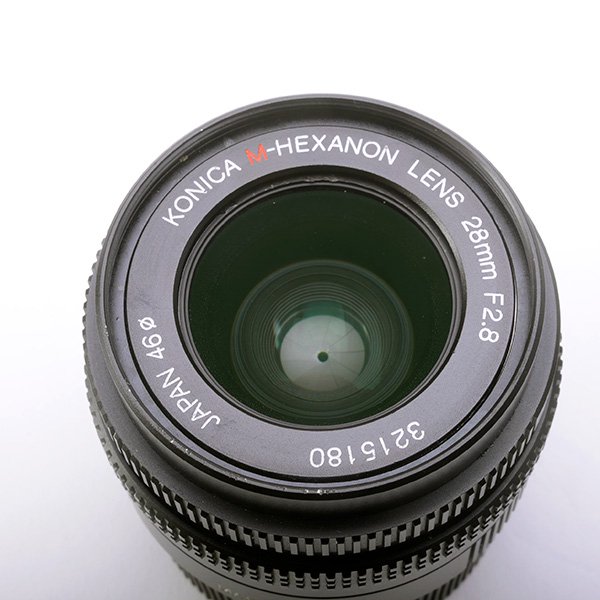 KONICA コニカ M HEXANON ヘキサノン 28mm F2.8 + UVフィルター + 