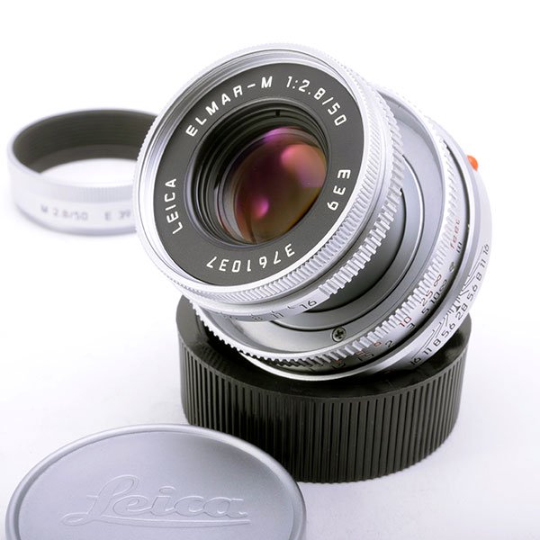 Leica Elmar M 50mm F2.8 フード付き-