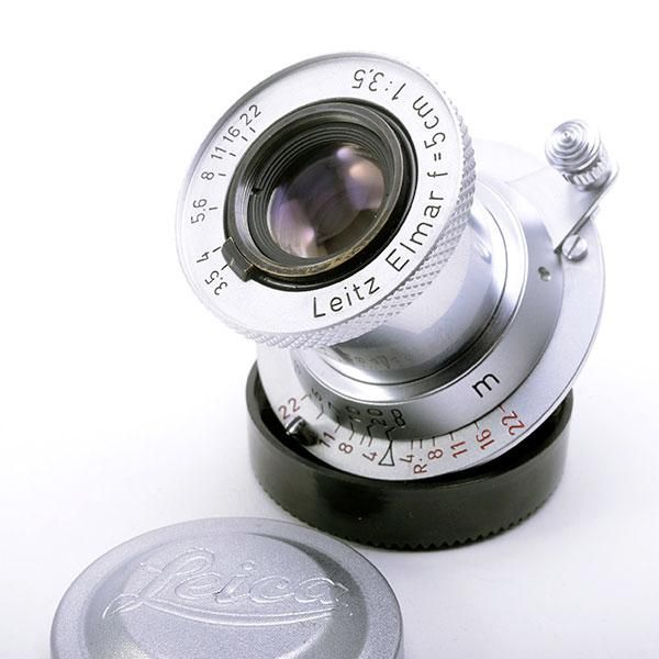 LEICA ライカ Elmar ブルーコーテッド赤エルマー 50mmF3.5 L - ライカ