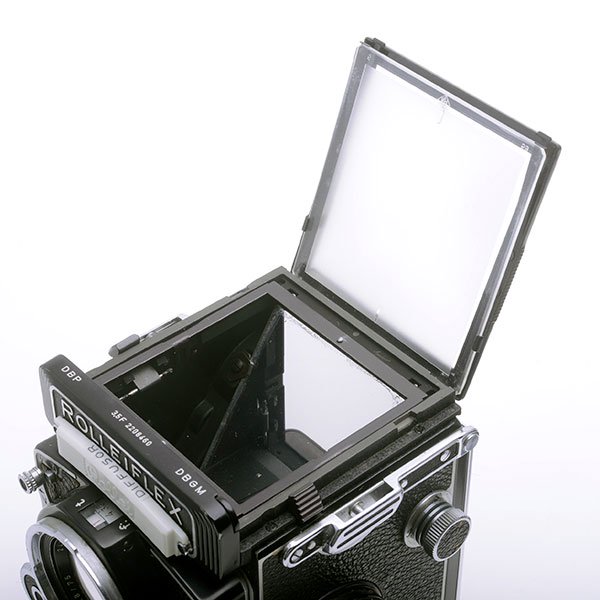 ローライフレックス3.5F プラナー用接写レンズ、レンズフードテレビ・オーディオ・カメラ