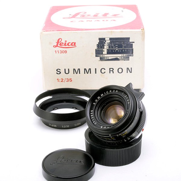 Leica summicron 35mm 6枚玉 ドイツ製 ツノ付 ズミクロン