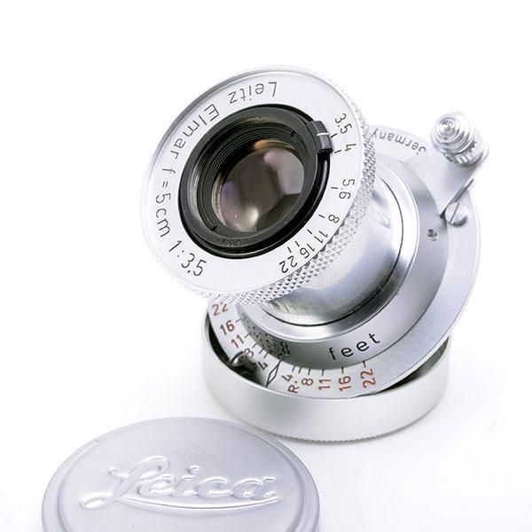 LEICA ライカ Elmar ブルーコーテッド赤エルマー 50mmF3.5 L ダイヤ