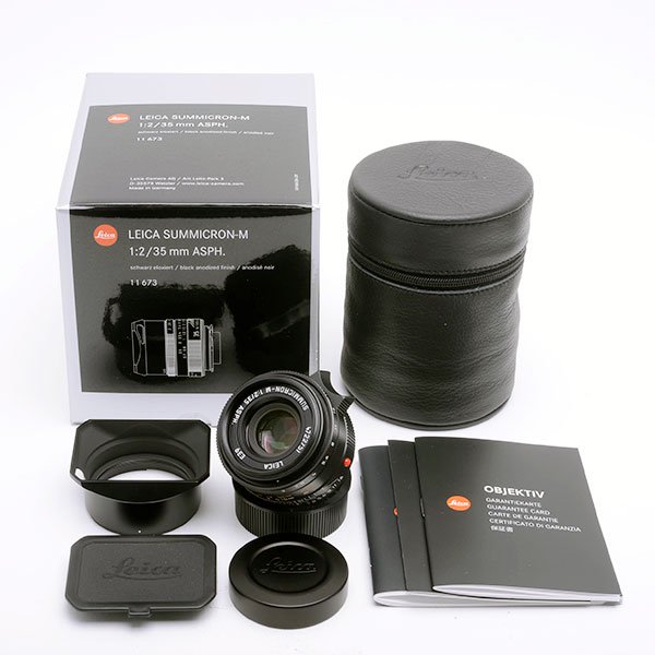 カメラ レンズ(単焦点) 新品同様】LEICA ライカ Summicron-M ズミクロン 35mm F2 新ASPH 6bit 