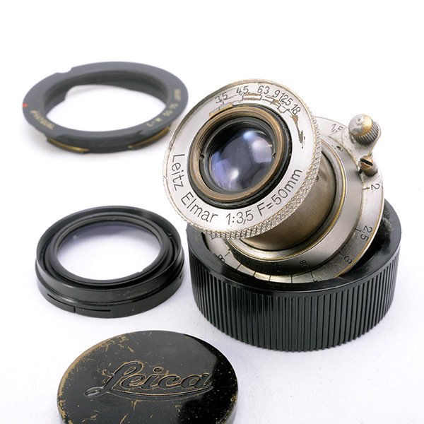 希少！Elmar ニッケル 50mm F3.5 オールドレンズ シリアルなし - カメラ