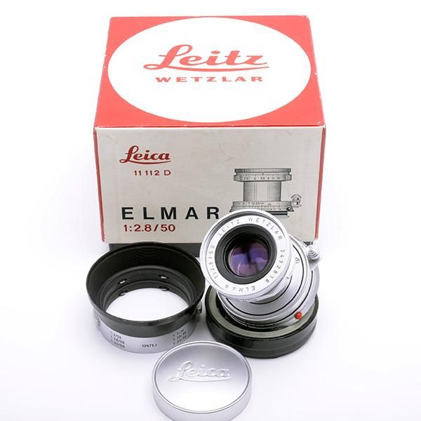 LEICA ライカ Elmar 蒼紫コーテッドエルマー 50mmF2.8 M（中村光学OH済