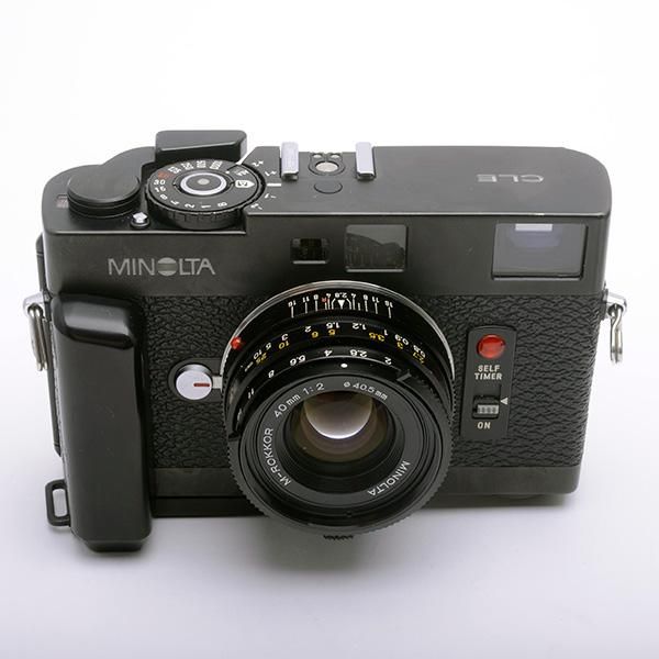 Minolta ミノルタ CLE + M-Rokkor 40mmF2・90mmF4、AutoCLEストロボ