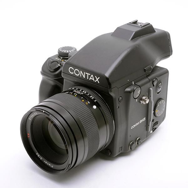 国内発送 CONTAX（コンタックス）645 純正ストラップ付 フィルムカメラ