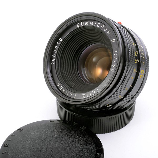 Leica SUMMICRON-R 50mm f2 フード付き