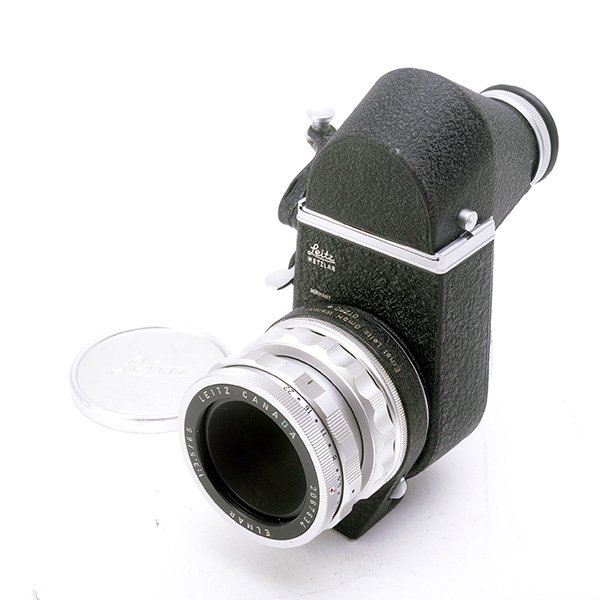 Leica Elmar 65mm F3.5 viso用　ドイツ製　ブラック