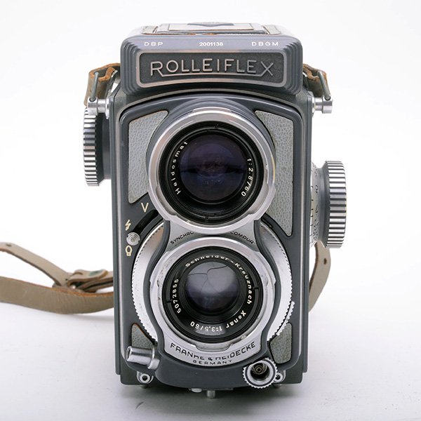 ROLLEIFLEX ローライフレックス 4x4 ベビーローライ+革ストラップ