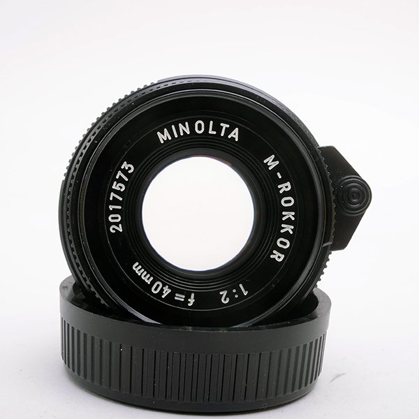 MINOLTA ミノルタ M-Rokkor ロッコール 40mm F2.0 + UVフィルター