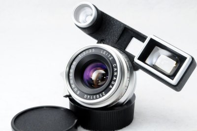 カメラ レンズ(単焦点) LEICA ライカ Summicronズミクロン 35mmF2 8枚玉 M メガネ付 - ライカ 